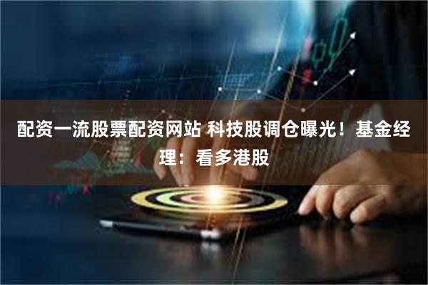 配资一流股票配资网站 科技股调仓曝光！基金经理：看多港股