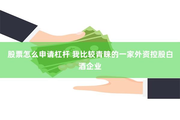 股票怎么申请杠杆 我比较青睐的一家外资控股白酒企业