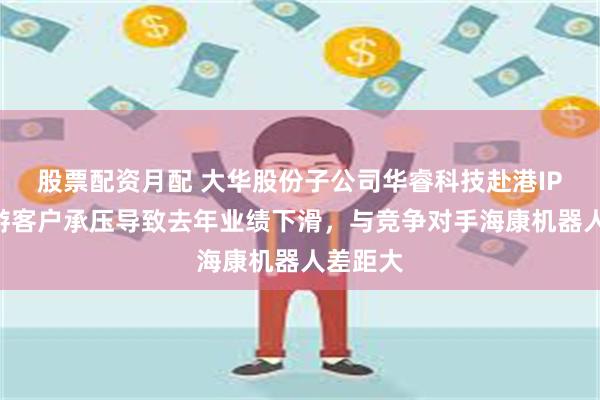 股票配资月配 大华股份子公司华睿科技赴港IPO：下游客户承压导致去年业绩下滑，与竞争对手海康机器人差距大