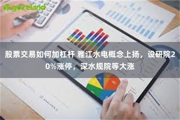 股票交易如何加杠杆 雅江水电概念上扬，设研院20%涨停，深水规院等大涨